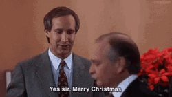 Clark Griswold Greeting Merry Christmas GIF