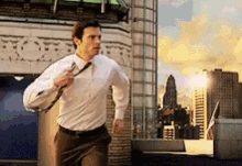 Clark Running While Transforming Into Superman