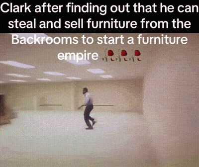 Clark Steals Backrooms Furniture To Start Furniture Empire GIF