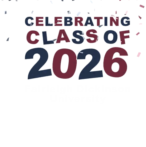Class Of 2026 Celebration With Confetti Sticker
