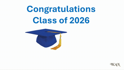 Class Of 2026 With Blue Cap And Diploma GIF