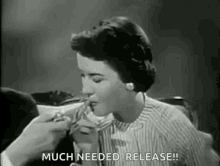 Classic Actress Smoking Cigarette Satisfied GIF