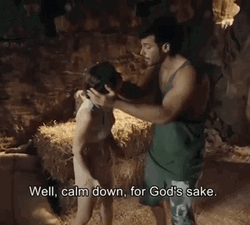 Classic Calm Down Movie Scene GIF