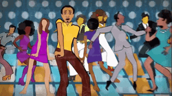 Classic Cartoon 70S Partying GIF