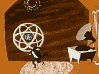 Classic Cartoon Cat Dancing To Jazz Music GIF