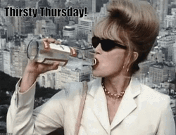 Classic Classy Women Thirsty Thursday GIF