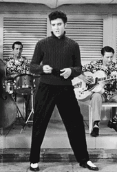 Classic Elvis Rock And Roll Dance GIF