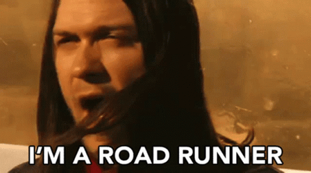 Classic Kasabian I'm A Roadrunner GIF