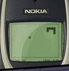 Classic Nokia Snake Game GIF