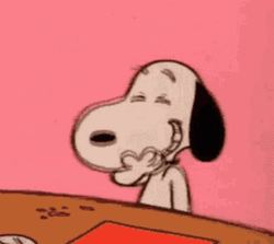 Classic Snoopy Cartoon Dog Giggling GIF