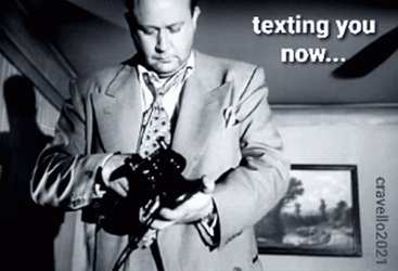 Classic Tol Avery Texting You Now Meme GIF