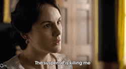 Classical Michelle Dockery Suspense Is Killing Me GIF