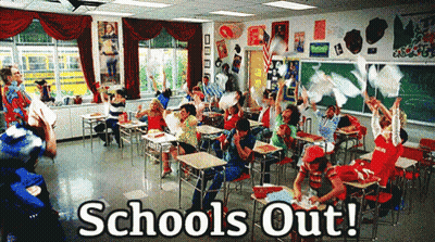 Classroom Full Of Children School's Out GIF