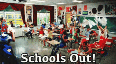 Classroom Full Of Children Schools Out GIF