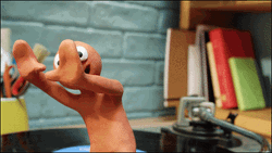 Clay Animation DJ Dancing To Music GIF