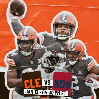CLE Vs HOU January 13Th Poster GIF