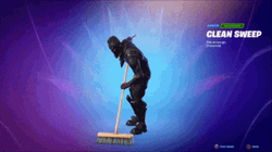 Clean Sweep Emote Fortnite GIF