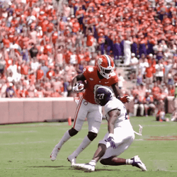 Clemson Dodging Player GIF