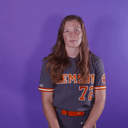 Clemson Player Throwing Ball Act GIF