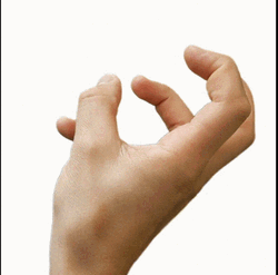 Clenched Fingers Twisting Hand GIF