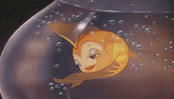 Cleo Fish Flirty Eyes GIF