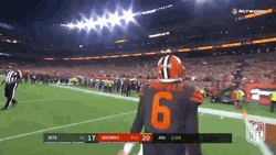 Cleveland Brown Noser Celebrate Wins GIF