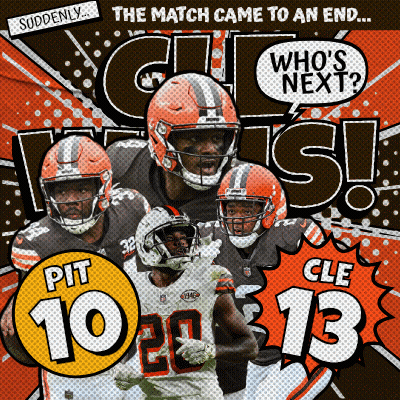 Cleveland Browns Advertisement Pit 10 Cle 13 GIF