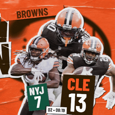 Cleveland Browns And NYJ Advertisement GIF