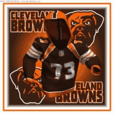 Cleveland Browns Dog In Jersey GIF