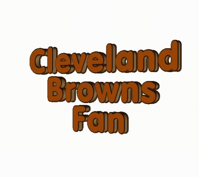 Cleveland Browns Fan Logo GIF