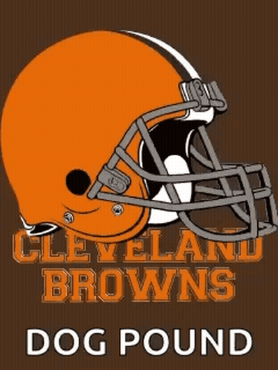 Cleveland Browns Poster With Helmet GIF