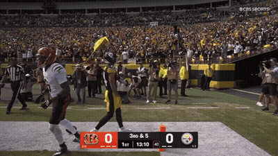 Cleveland Browns Vs Pittsburgh Steelers On CBS Sports GIF