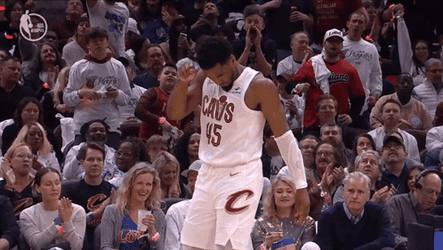 Cleveland Cavaliers Donovan Mitchell Patting Head GIF