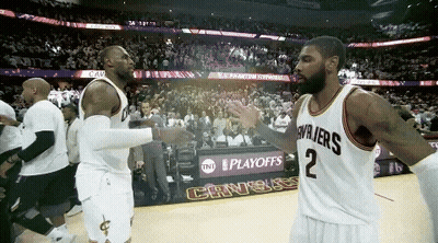 Cleveland Cavaliers Players Shaking Hands GIF