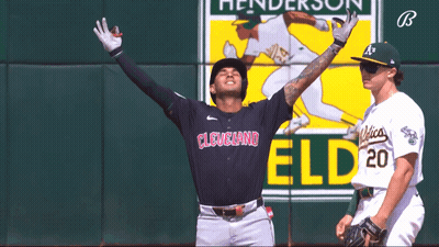 Cleveland Indians Baseball Player GIF