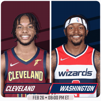 Cleveland Vs Washington Basketball Game Feb 26 GIF