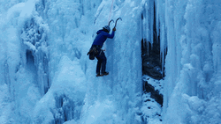 Climbing Ouray Ice Park Snow Winter GIF