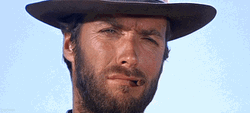 Clint Eastwood Agree Nod GIF