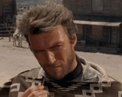 Clint Eastwood Cigarette Smoke GIF