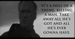 Clint Eastwood Death Quote GIF