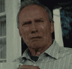 Clint Eastwood Disgusting Reaction GIF