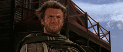 Clint Eastwood Meh Unamused GIF