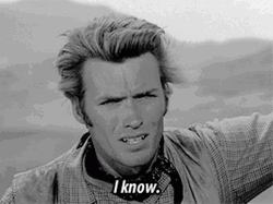 Clint Eastwood Rowdy Rawhide I Know GIF