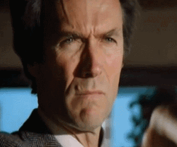 Clint Eastwood Talking GIF