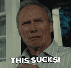 Clint Eastwood This Sucks GIF