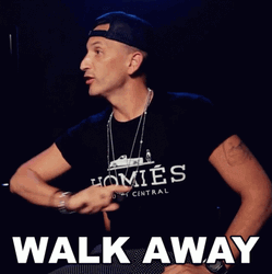 Clinton Sparks Just Walk Away GIF