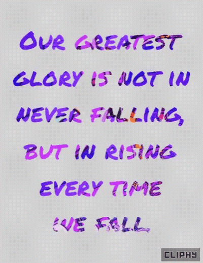 Cliphy Quote Rising Every Time We Fall