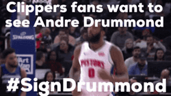 Clippers Fans Want To See Andre Drummond  GIF