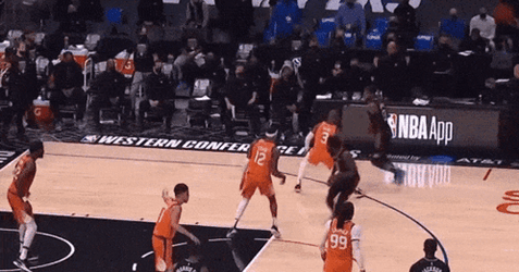 Clippers Paul George Ankle Break Chris Paul GIF