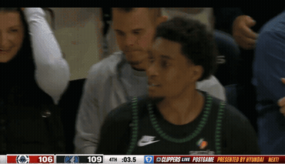 Clippers Vs Mavericks Basketball Game GIF